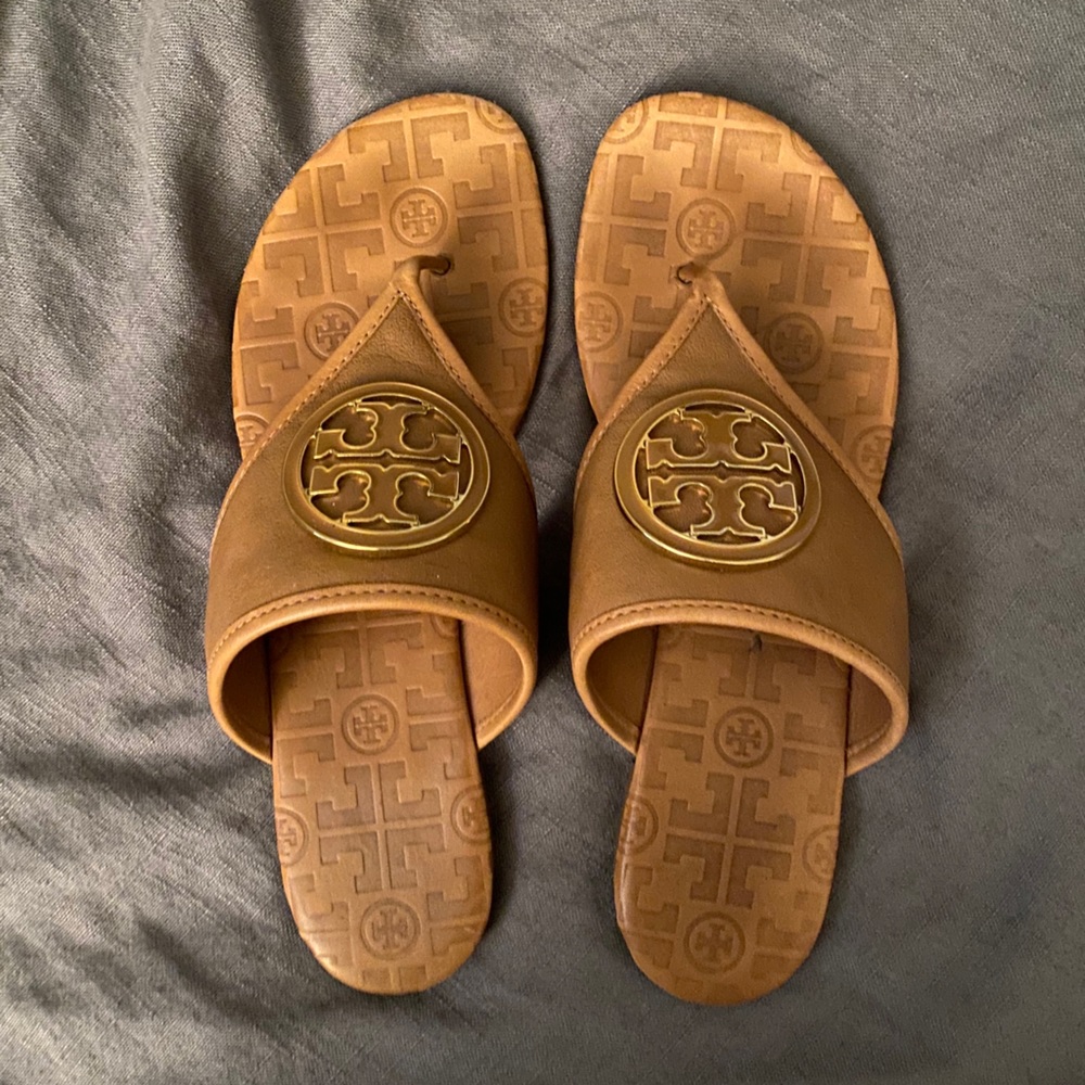 Tory Burch Lari sandal flip flop miller 11 tan